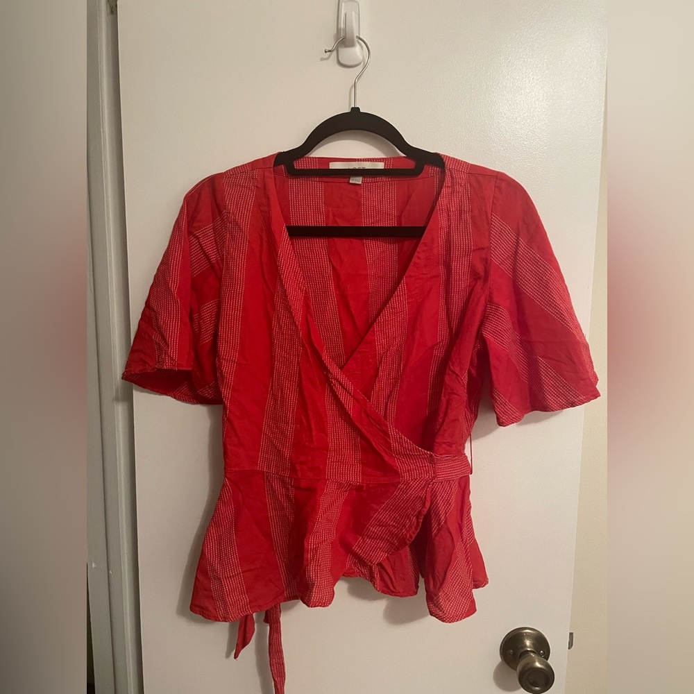 LOFT wrap top
